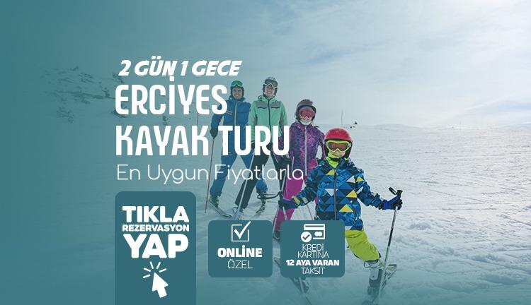 Ankara Çıkışlı Konaklamalı Erciyes Kayak Turu